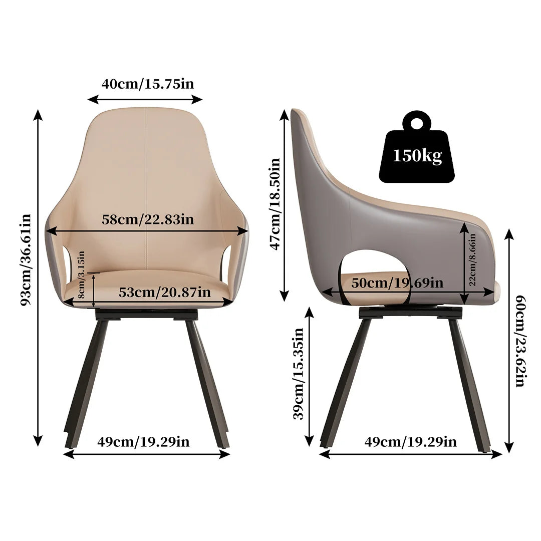360° Swivel Dining Chairs