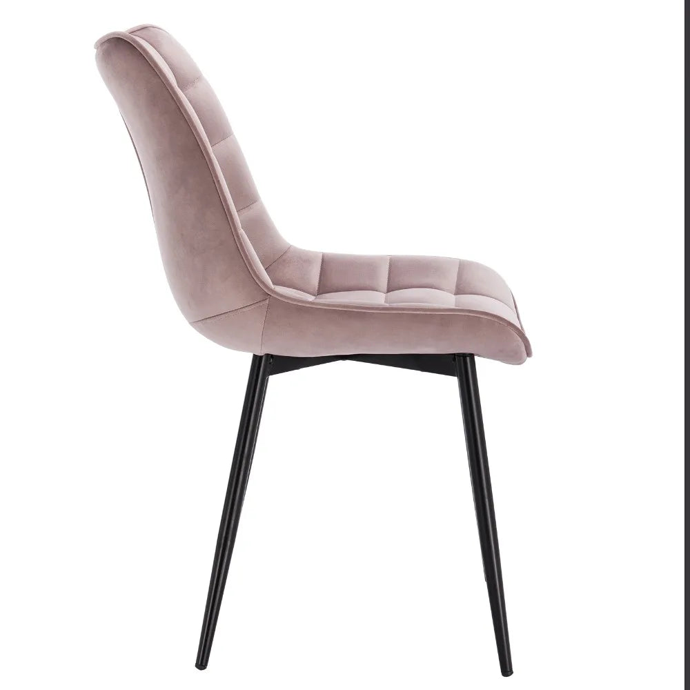 4PCs/Set Faux Leather/Fabric/Velvet/Linen Kitchen Chair
